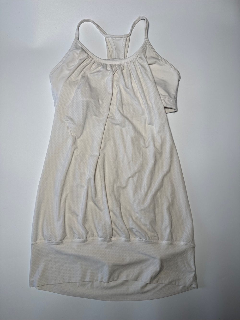 lululemon athletica Cream Racerback Workout Tank
